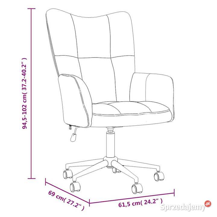 vidaXL Fotel jasnoszary obity aksamitem