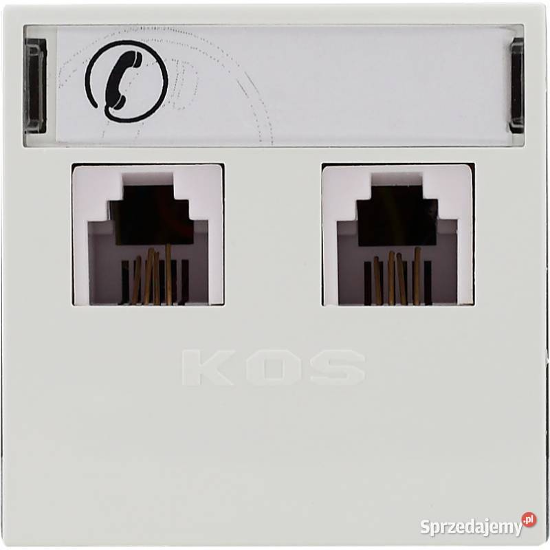 KOS gniazdo podwójne telefoniczne 2x RJ11 350464 Wyszków