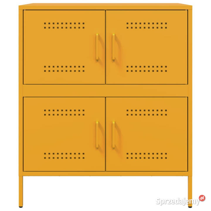 Szafka musztardowa 68x39x79 stalowa WM842955