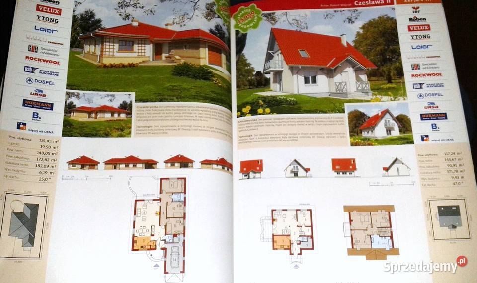 Domy rodzinne 300 projektów domów płyta CD 02 Pozostałe Chełm