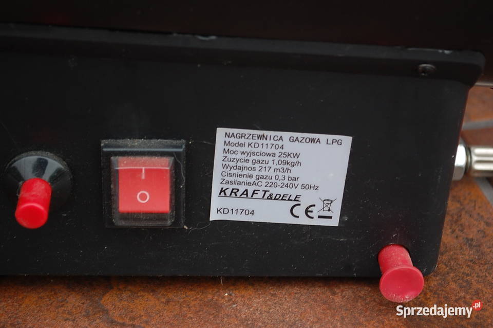 Nagrzewnica gazowa 25kW KD11704 reduktor
