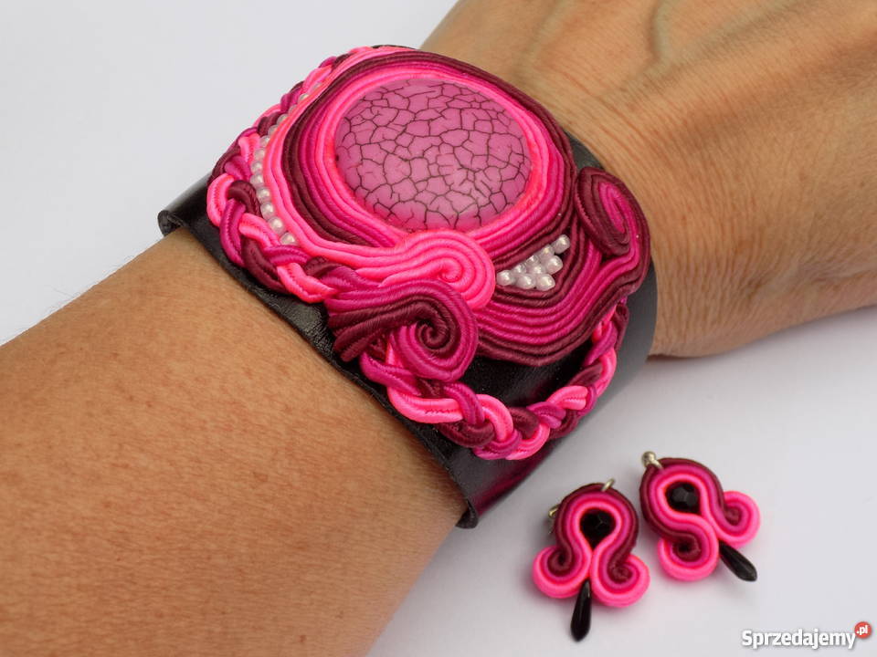 BRANSPLETA SUTASZ NA SKÓRZE KOLCZYKI Warszawa