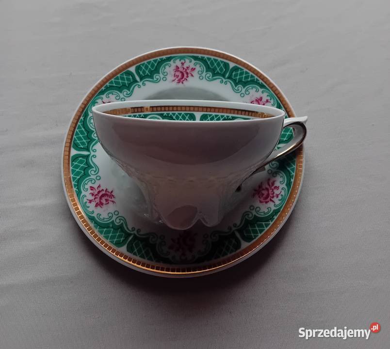 Filiżanka duo manufaktura von Schierholz Plaue wielkopolskie Koźminek sprzedam