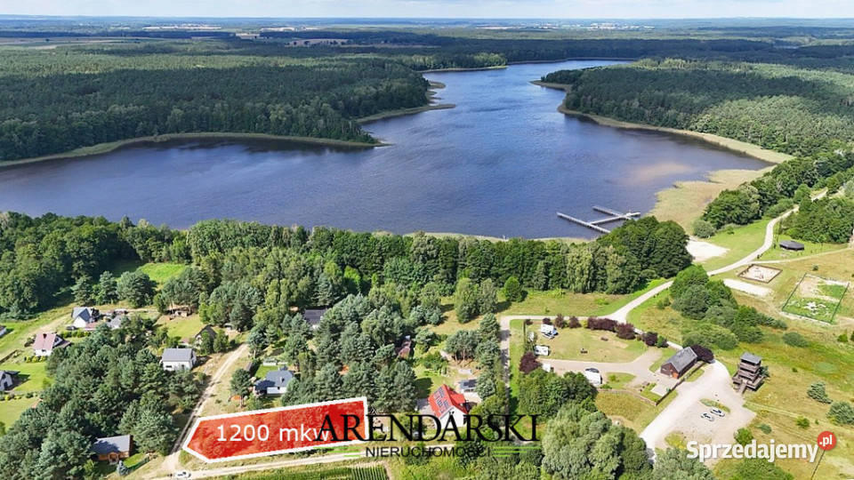 Działka budowlana 1200m Radęcin jeziora 0m Grunty i działki