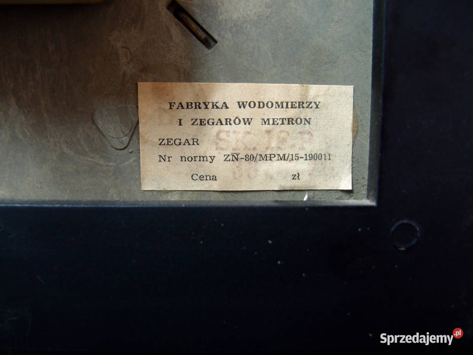 części do zegarków mechanicznych Mera Poltik łódzkie