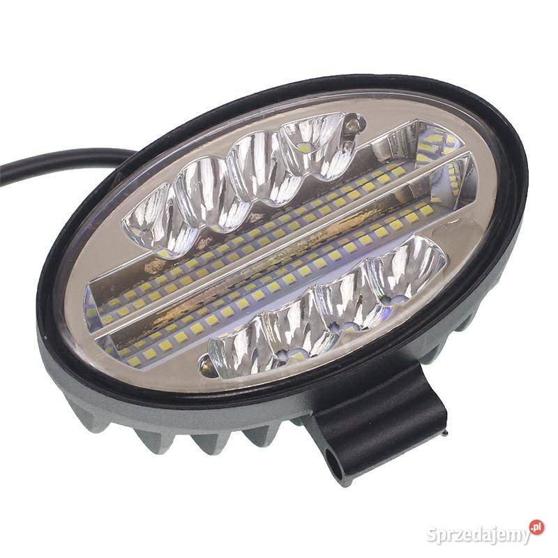 LAMPA ROBOCZA LEDOWA OWALNA 48 LED STROBOSKOP Lampy robocze sprzedam