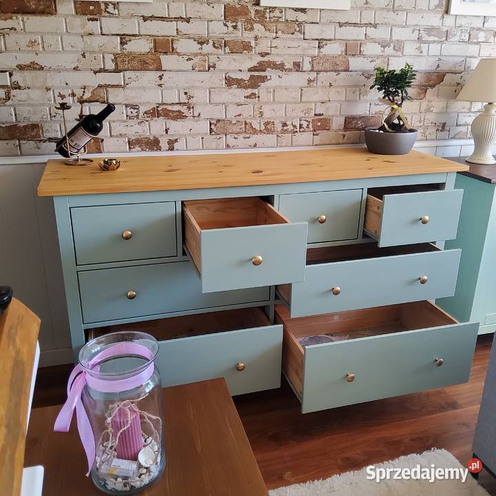 Komoda drewniana ikea hemnes leksvim hand made 45cm Komody Warszawa
