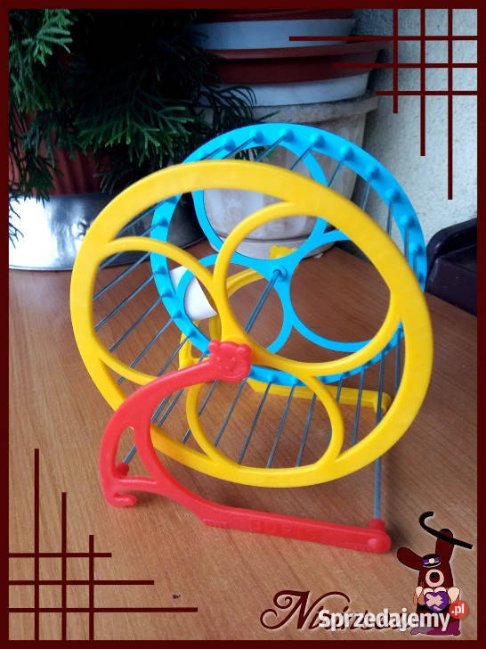 Nowy kołowrotek chomika karłowatego 13 niebieski śląskie Ruda Śląska sprzedam