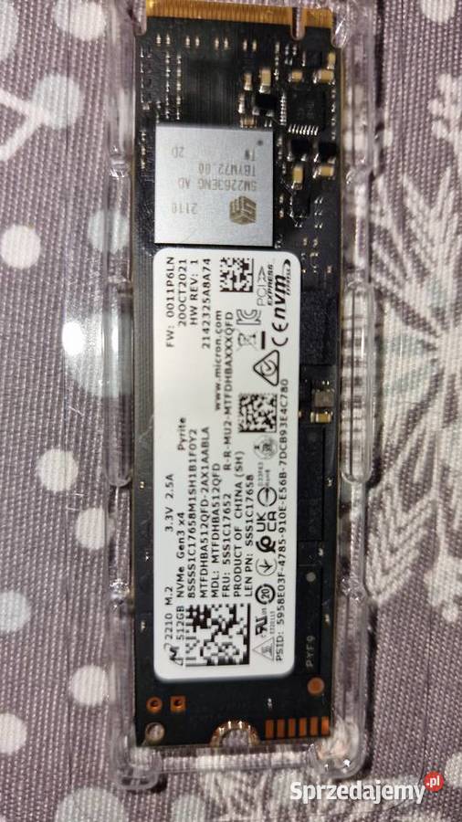 Dysk SSD M2 512GB M2 2280 PCIe NVMe 500GB do Olsztyn