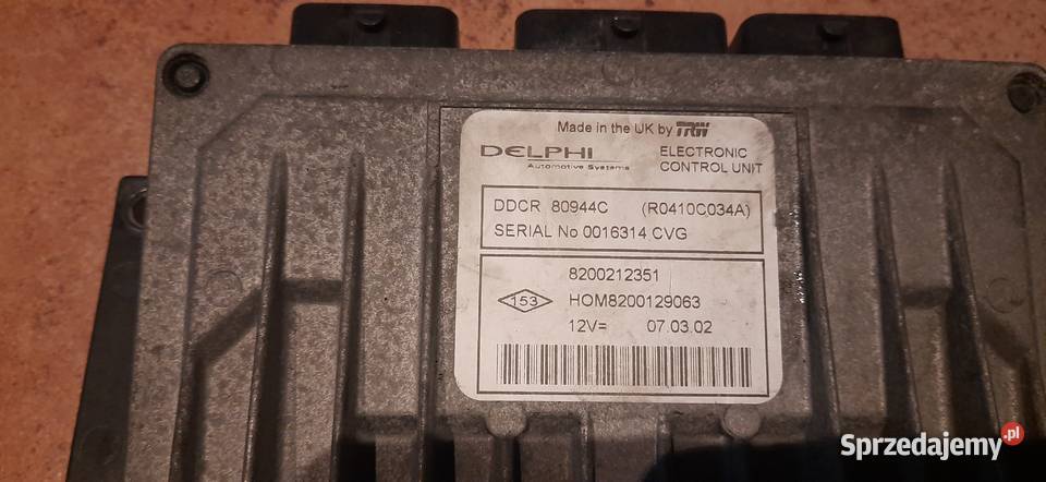 Sterownik silnika komputer Clio 15 dci Szczecin