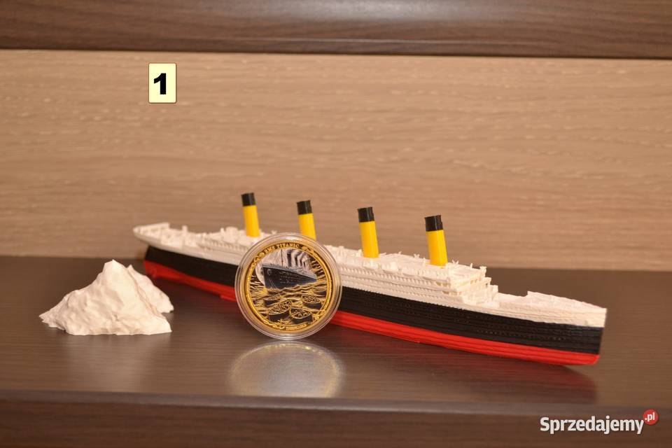 RMS Titanic góra lodowa moneta Druk 3D Chrzanów