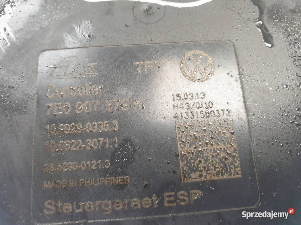 VW Transporter T5 POMPA ABS hamulcowa 7E0614517H lubelskie Rudka