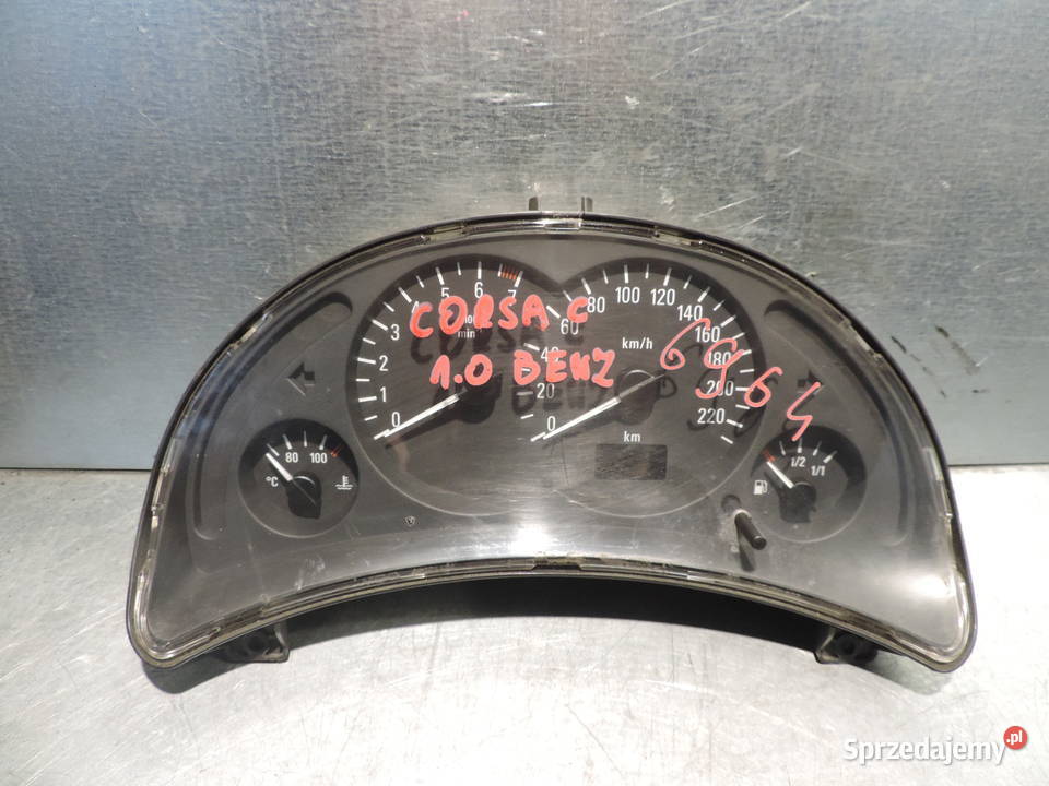 LICZNIK ZEGARY OPEL CORSA C 10 12V 09166813FK Nowy Sącz sprzedam