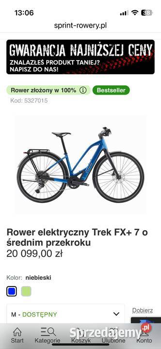 60 Trek FX 7 nowy rower elektryczny 2025 r Nakło Śląskie