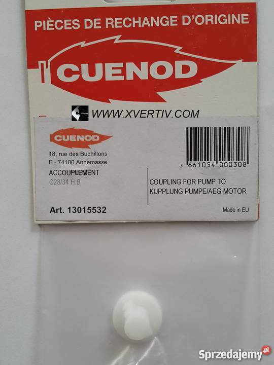 Cuenod C2834 H Sprzegło do pompy olejowej sprzedam