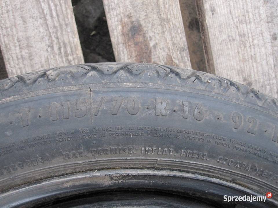 OPEL VECTRA C koło dojazdowe 1157016 92M 5x110 świętokrzyskie