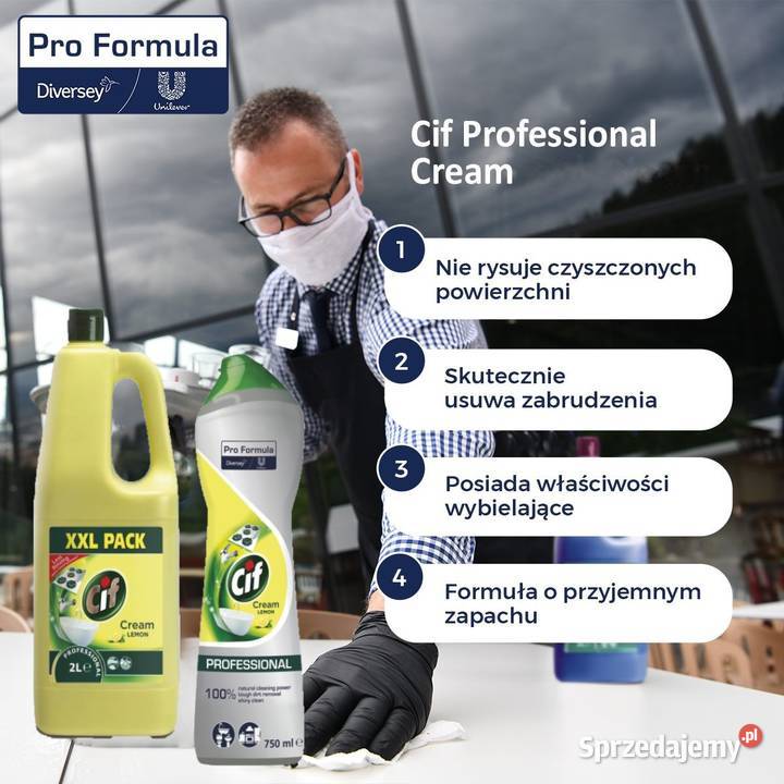 Profesjonalne mleczko do szorowania Cif Cream Wrocław