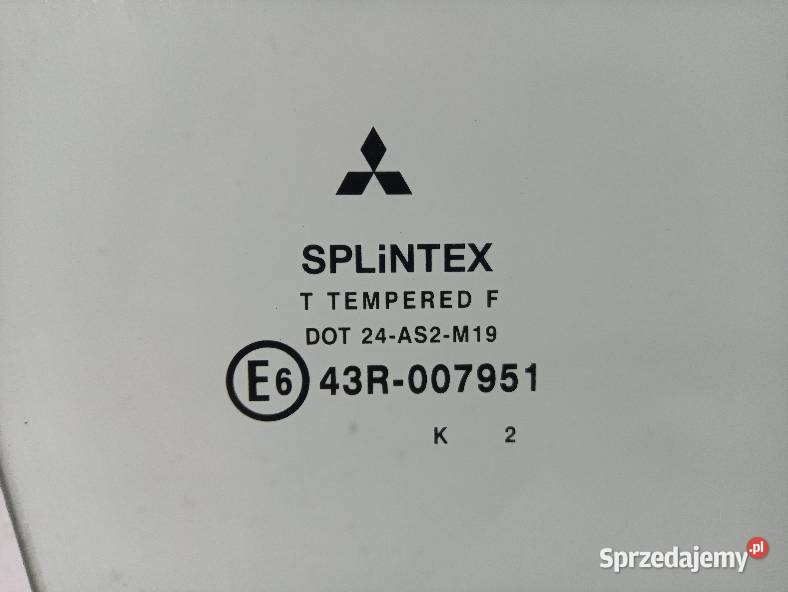SZYBA DRZWI PRAWY PRZÓD 03 R 5D SPLINTEX
