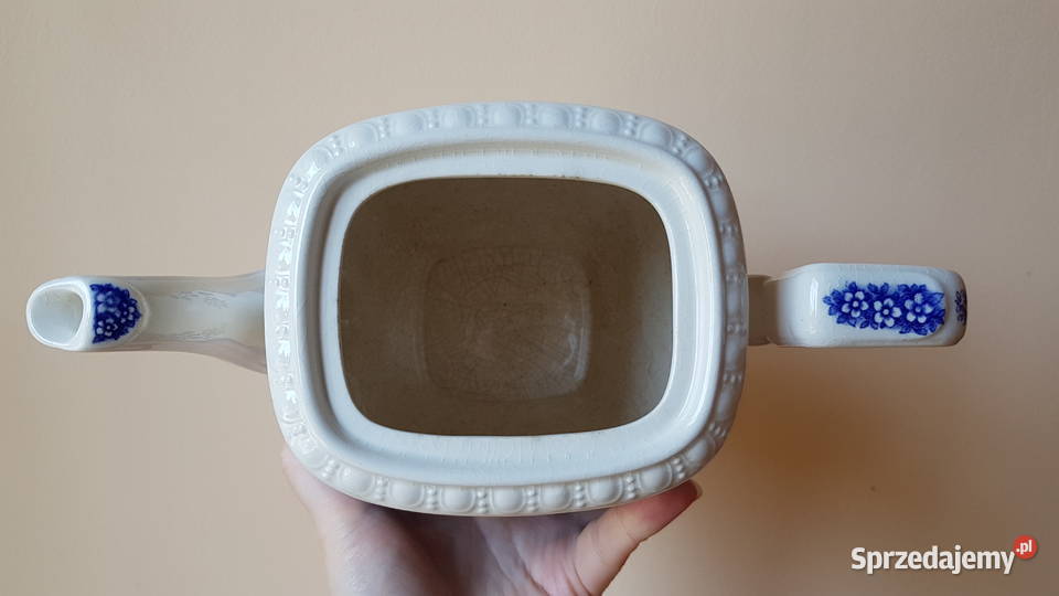 Stary ceramiczny dzbanek czajnik Villeroy Boch śląskie Dąbrowa Górnicza
