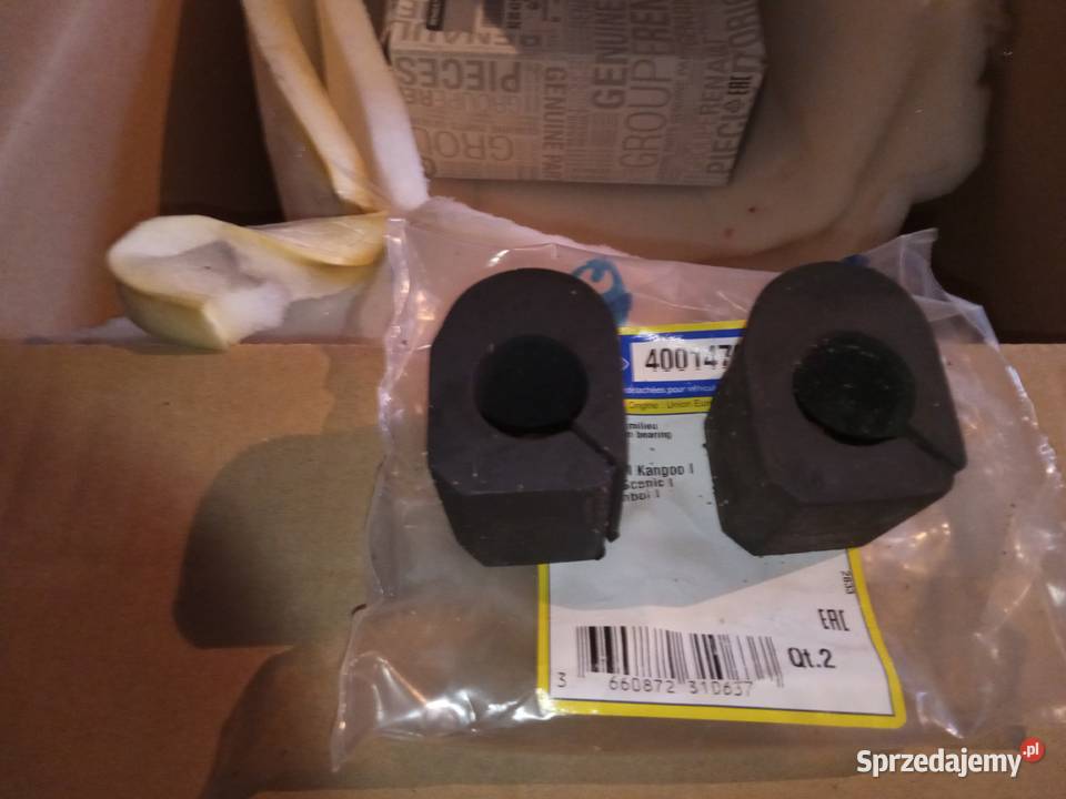 Gumy drążka stabilizatora przód Renault Łączniki stabilizatorów Słupno