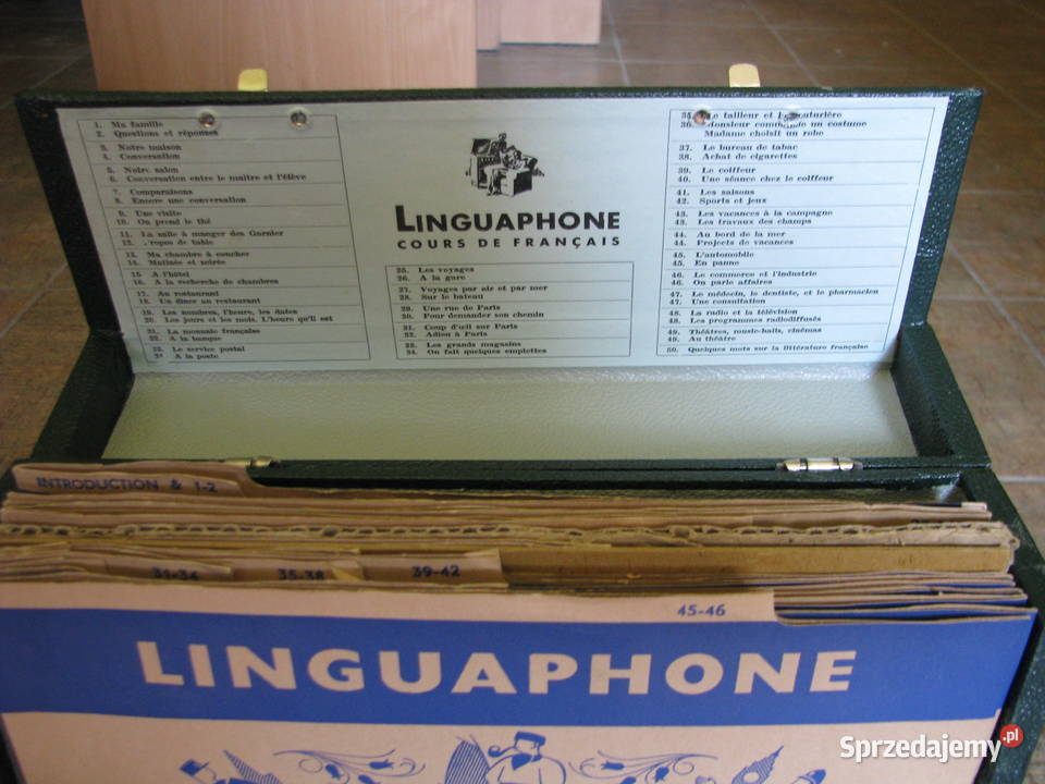 Stare płyty z nauką języka Francuskiego Bielsko-Biała