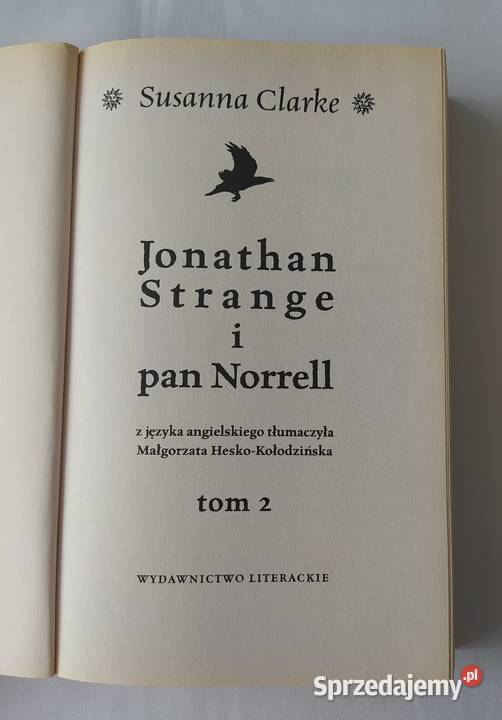 Jonathan Strange i pan Norrell TOM 2 Proza i poezja