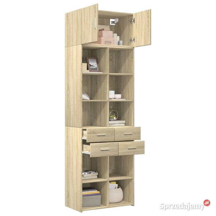 Szafka dąb sonoma 70x425x225 materiał Warszawa