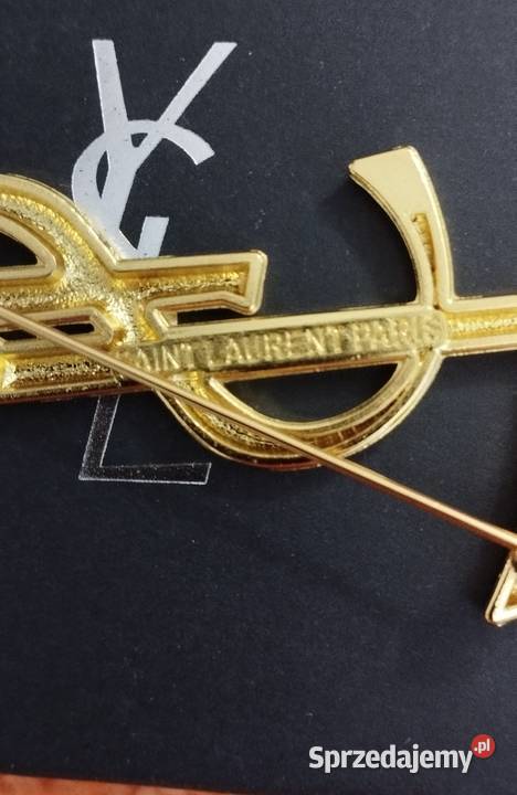 Używana broszka YSL Saint Laurent Paris w Warszawa