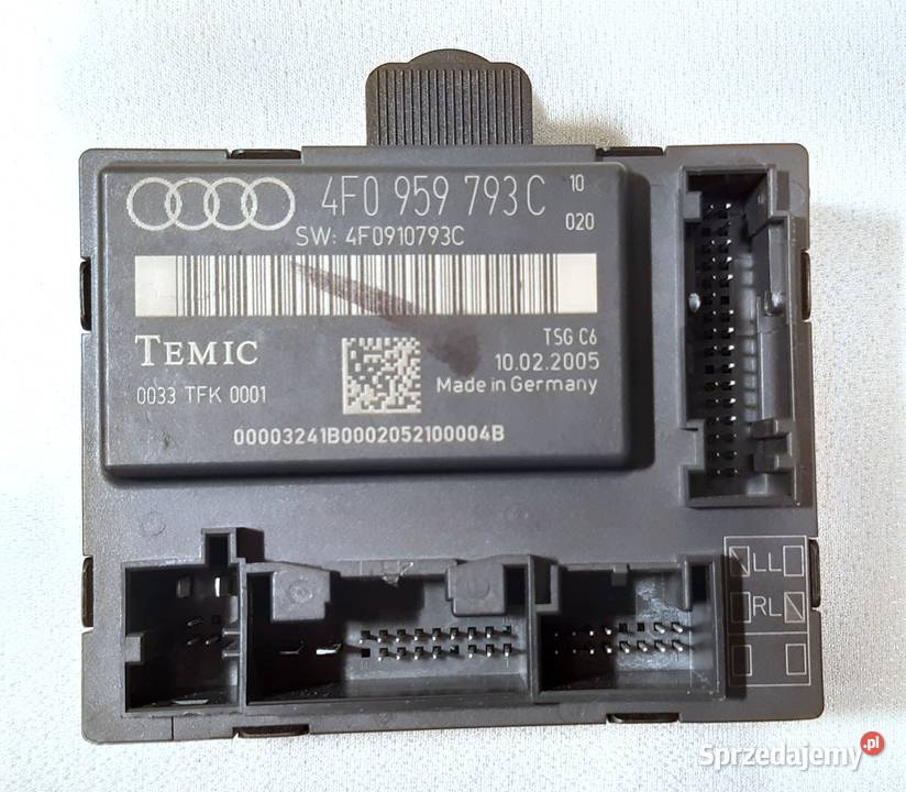 MODUŁ STEROWNIK DRZWI AUDI A6 C6 4F0959793C Mielęcin