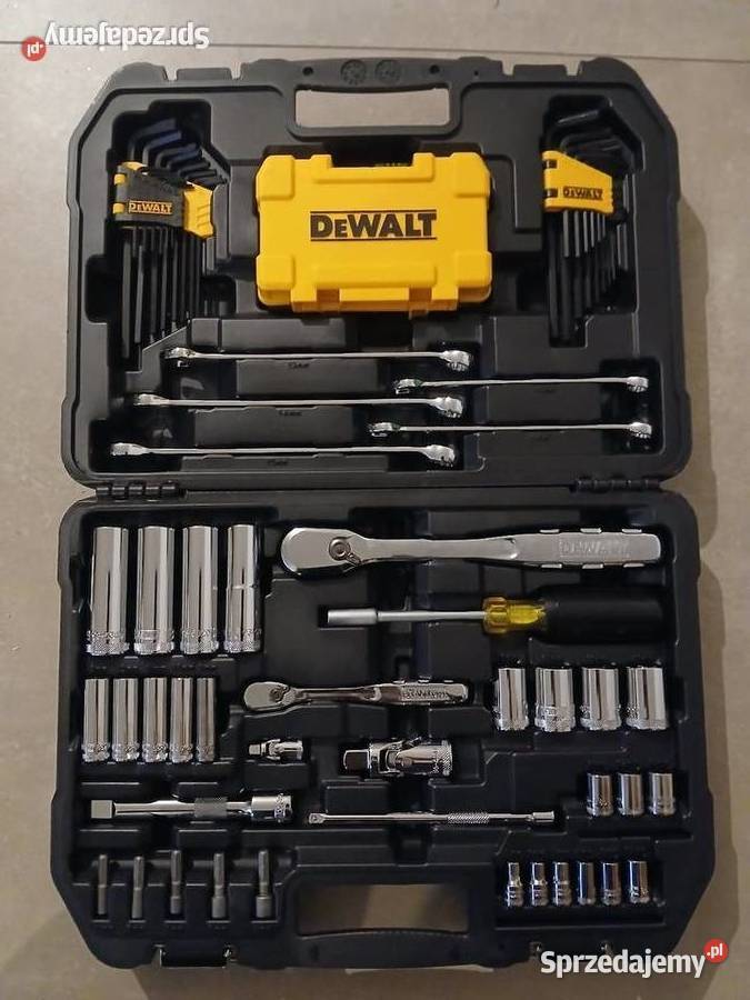Zestaw kluczy nasadowych 89elementów Dewalt nowy Warszawa