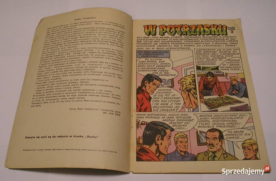 KAPITAN ŻBIK W POTRZASKU 1980 Komiksy Łódź sprzedam