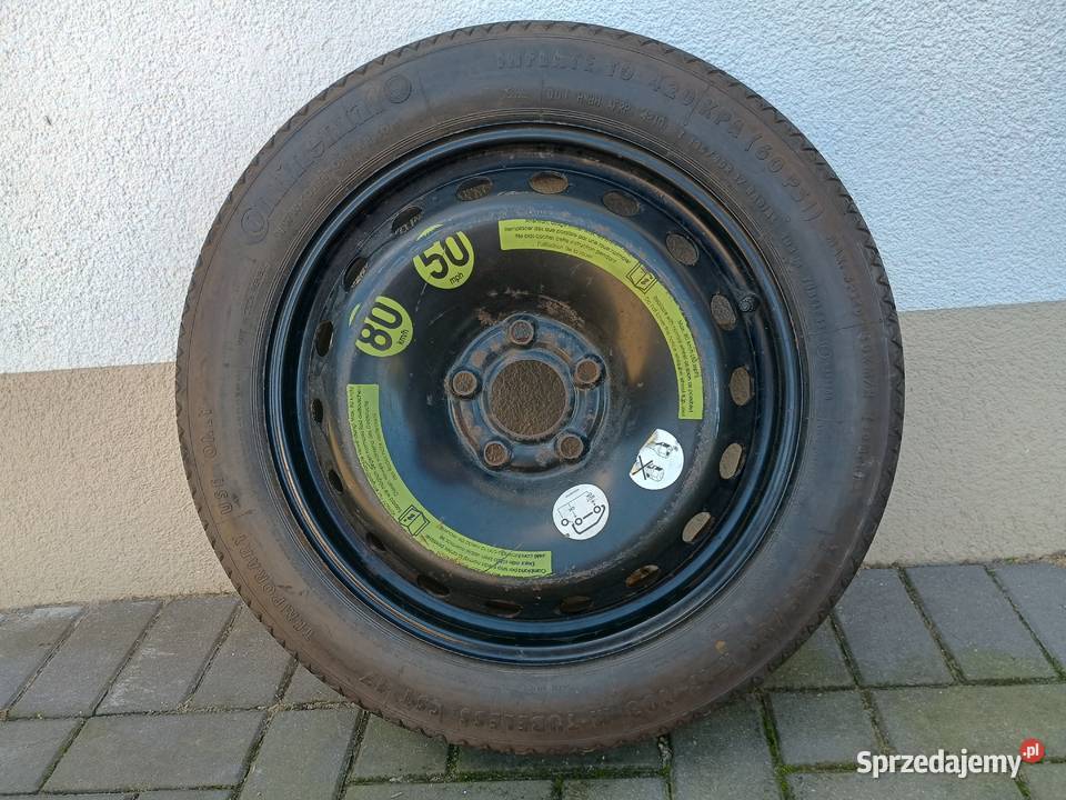 Koło dojazdowe 13580r17 Renault Nissan 5x1143 Otmice