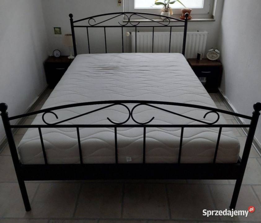 Metalowa rama łóżka 140 x 200 Wrocław