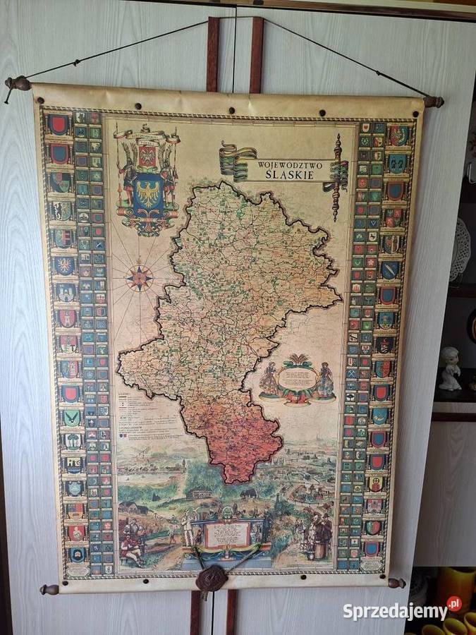 Mapa slaska Mapy i przewodniki śląskie sprzedam