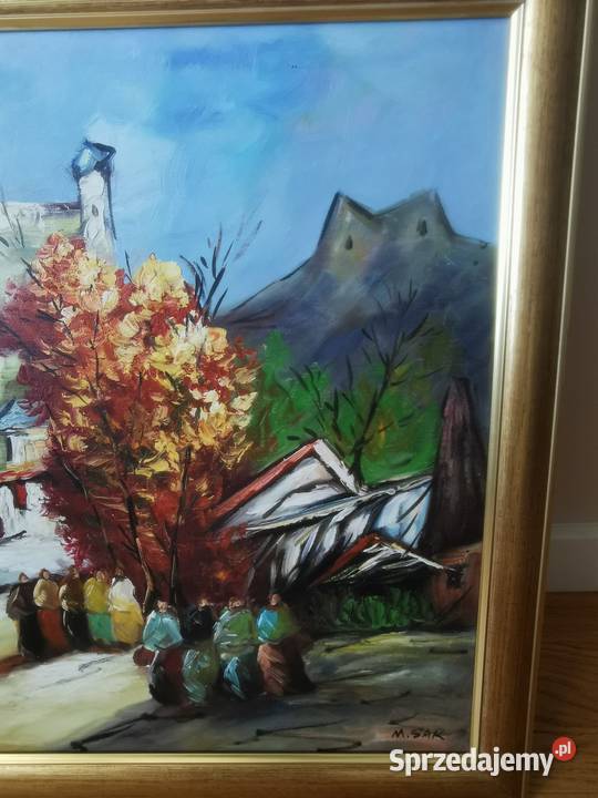 Obraz Domy Pejzaż Miejski Rzeszów sprzedam