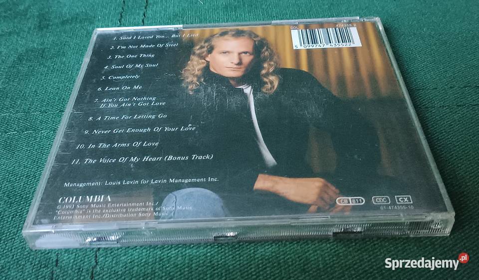 Michael Bolton The one thing CD Zbylitowska Góra