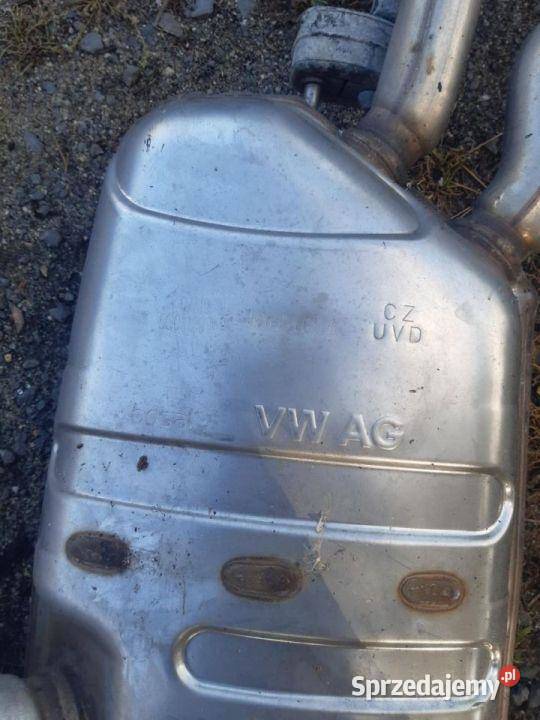 Układ wydechowy tłumik Audi A3 8v Sedan