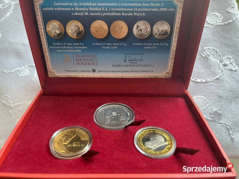 Kolekcja z wizerunkiem Jana Pawła II prezent Bielsko-Biała