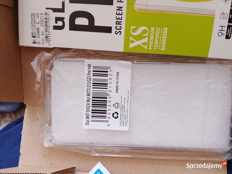Motorola G13G23 etui i szkło