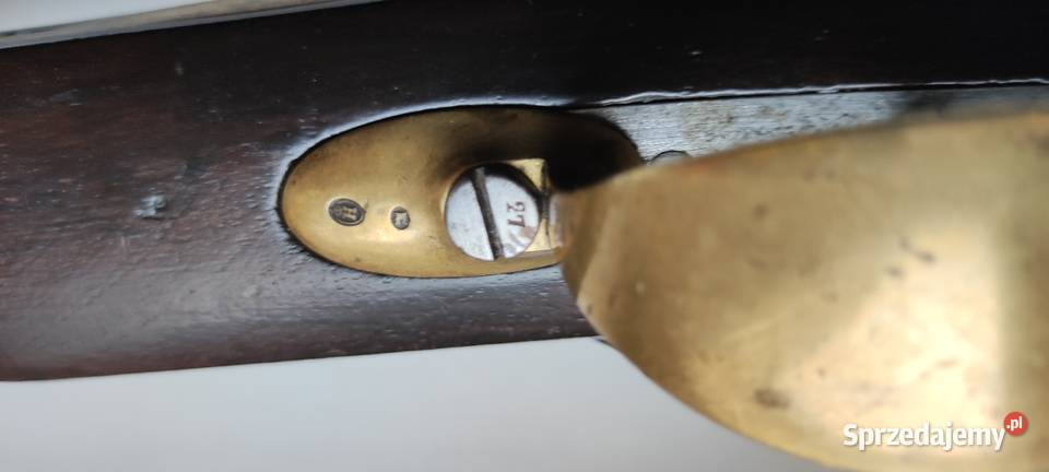 Stary pistolet Francja bojowy oficerski XIXw dolnośląskie Wrocław
