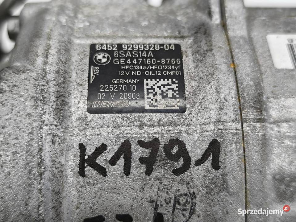 SPREZARKA KLIMATYZACJI BMW F30 F31 LIFT B47 6452