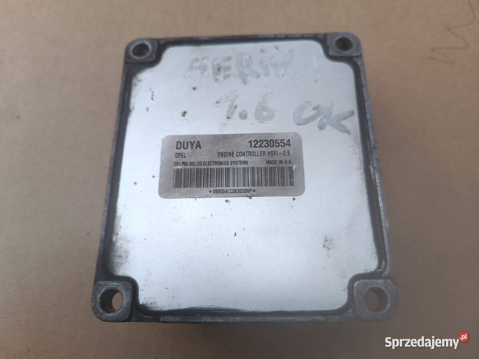 Opel Meriva A 16 benzyna komputer sterownik osobowe Motoryzacja Częstochowa sprzedam