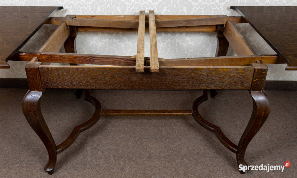 Stół międzywojenny stary antyk dębowy stylowy Swarzędz