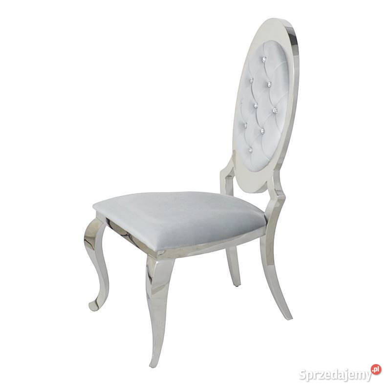 Krzesła glamour Victoria Tapicerowane Pikowane Do jadalni