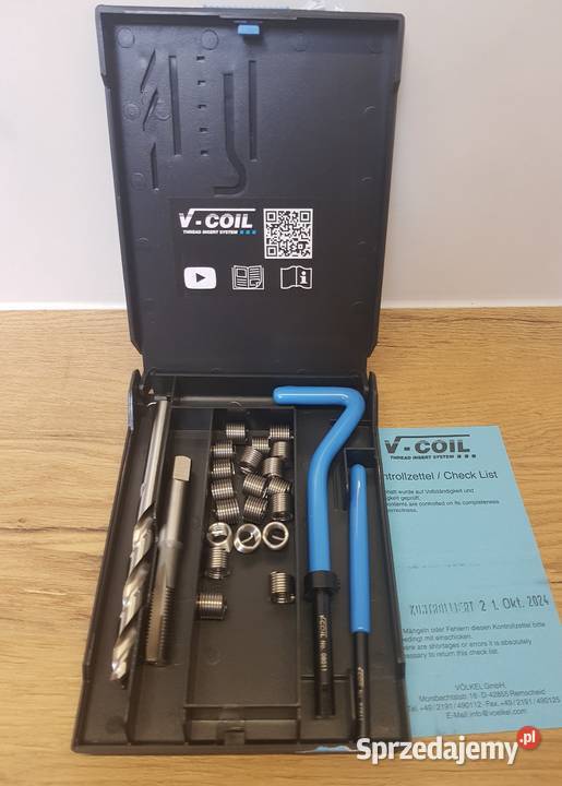 Helicoil Zestaw do naprawy gwintów M8 x125 VCoil Pozostałe Golina