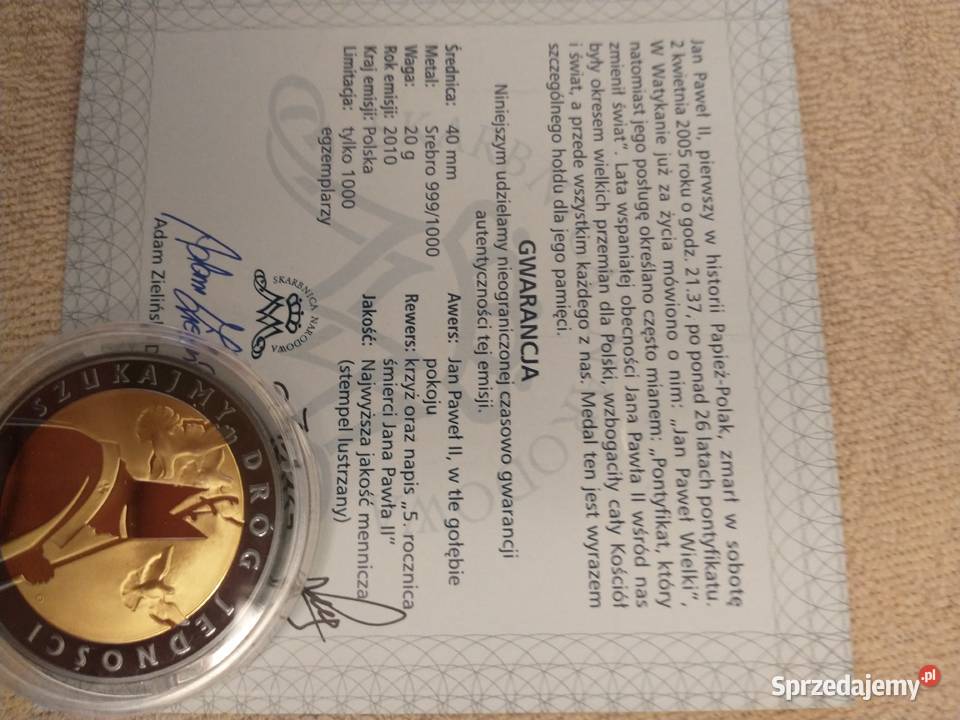 Jan Paweł ll Warszawa sprzedam