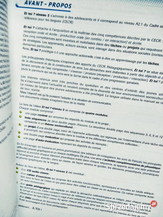 Et toi 2 Warszawa sprzedam