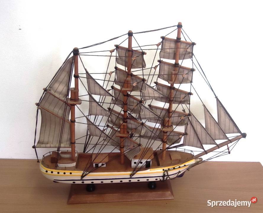 Model żaglowca Gorch Fock ręcznie wykonany lubuskie Słubice