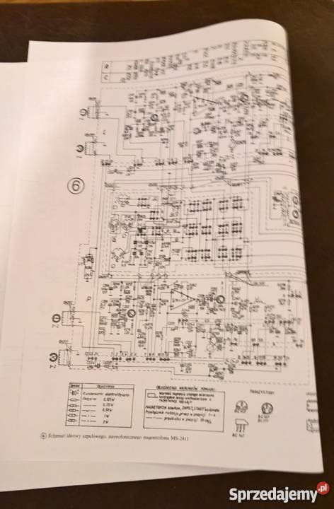Schemat Magnetofonu MK122125125 FM235M1417 SMDS Pozostałe Elektronika dolnośląskie Wrocław