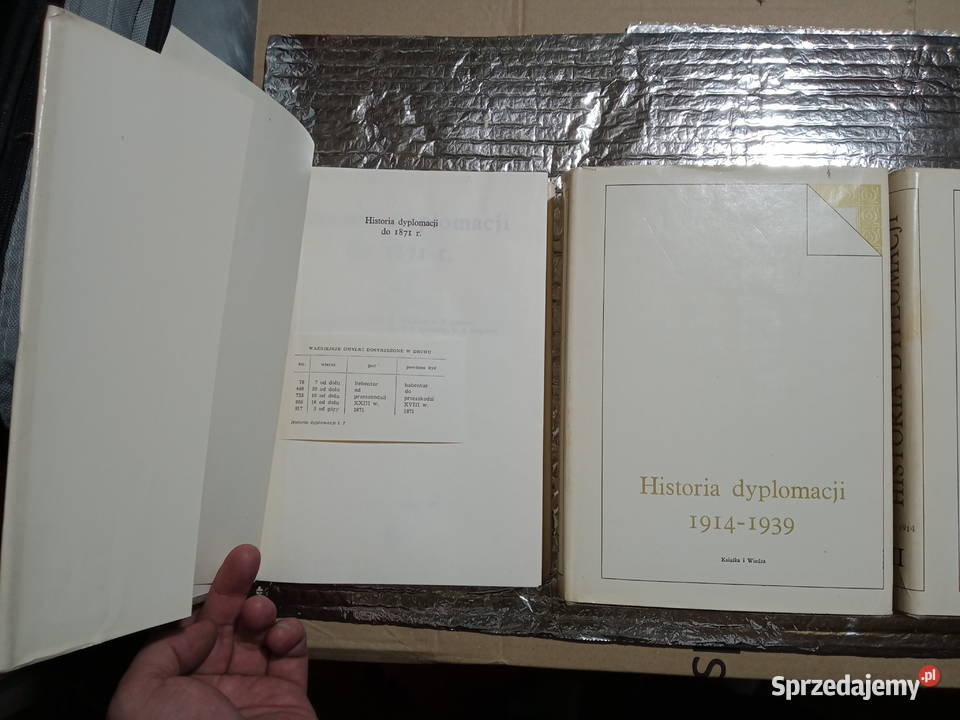 Historia dyplomacjiKsiążka i Widza1973rTom twarda z obwolutą Świdnik
